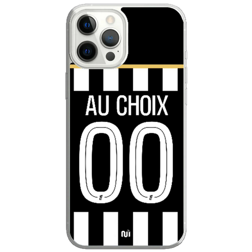 Coque téléphone maillot Angers domicile  2026 2027 personnalisable prénom et numéro au choix