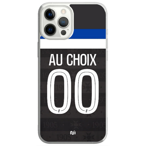 Coque téléphone maillot Auxerre exterieur  2026 2027 personnalisable prénom et numéro au choix