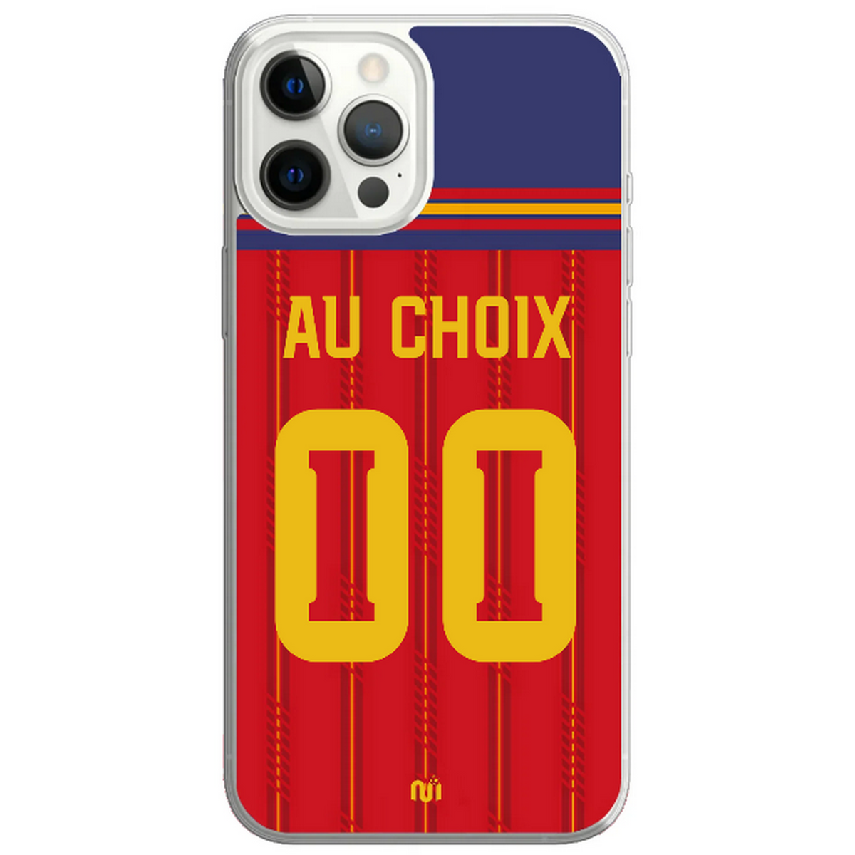 Coque téléphone maillot Espagne domicile  CDM 26 personnalisable prénom et numéro au choix