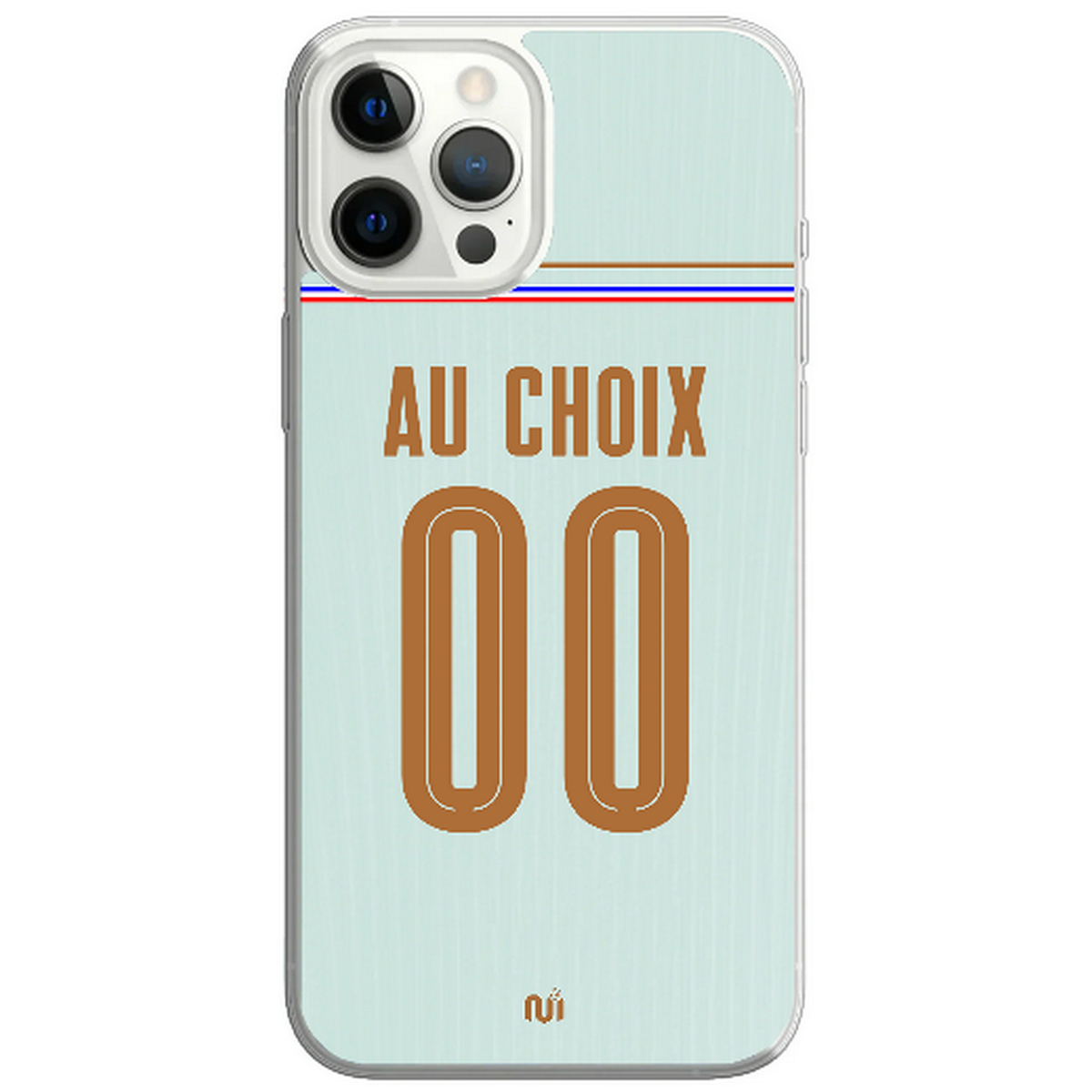 Coque téléphone maillot France exterieur CDM 26 personnalisable prénom et numéro au choix