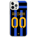 Coque téléphone maillot Inter Milan domicile  2026 2027 personnalisable prénom et numéro au choix