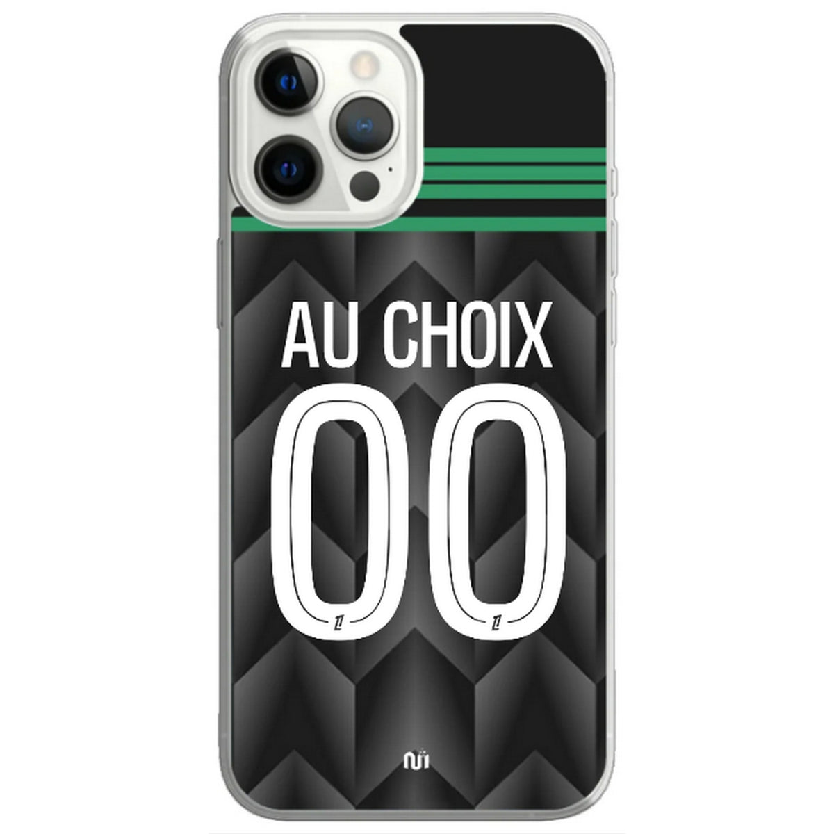 Coque téléphone maillot Lens exterieur  2026 2027 personnalisable prénom et numéro au choix