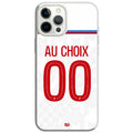 Coque téléphone maillot Lille exterieur 2026 2027 personnalisable prénom et numéro au choix