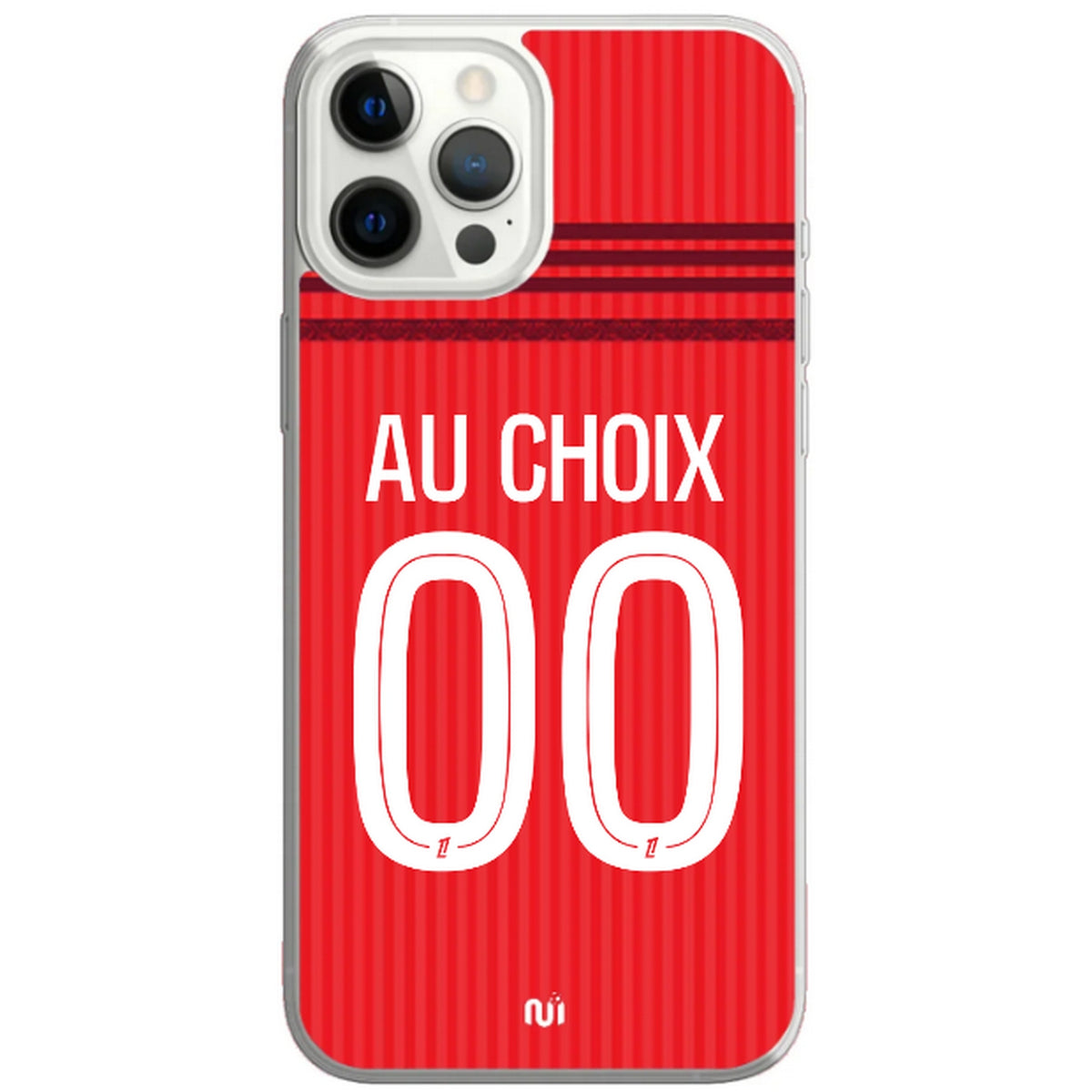 Coque téléphone maillot Lyon exterieur  2026 2027 personnalisable prénom et numéro au choix