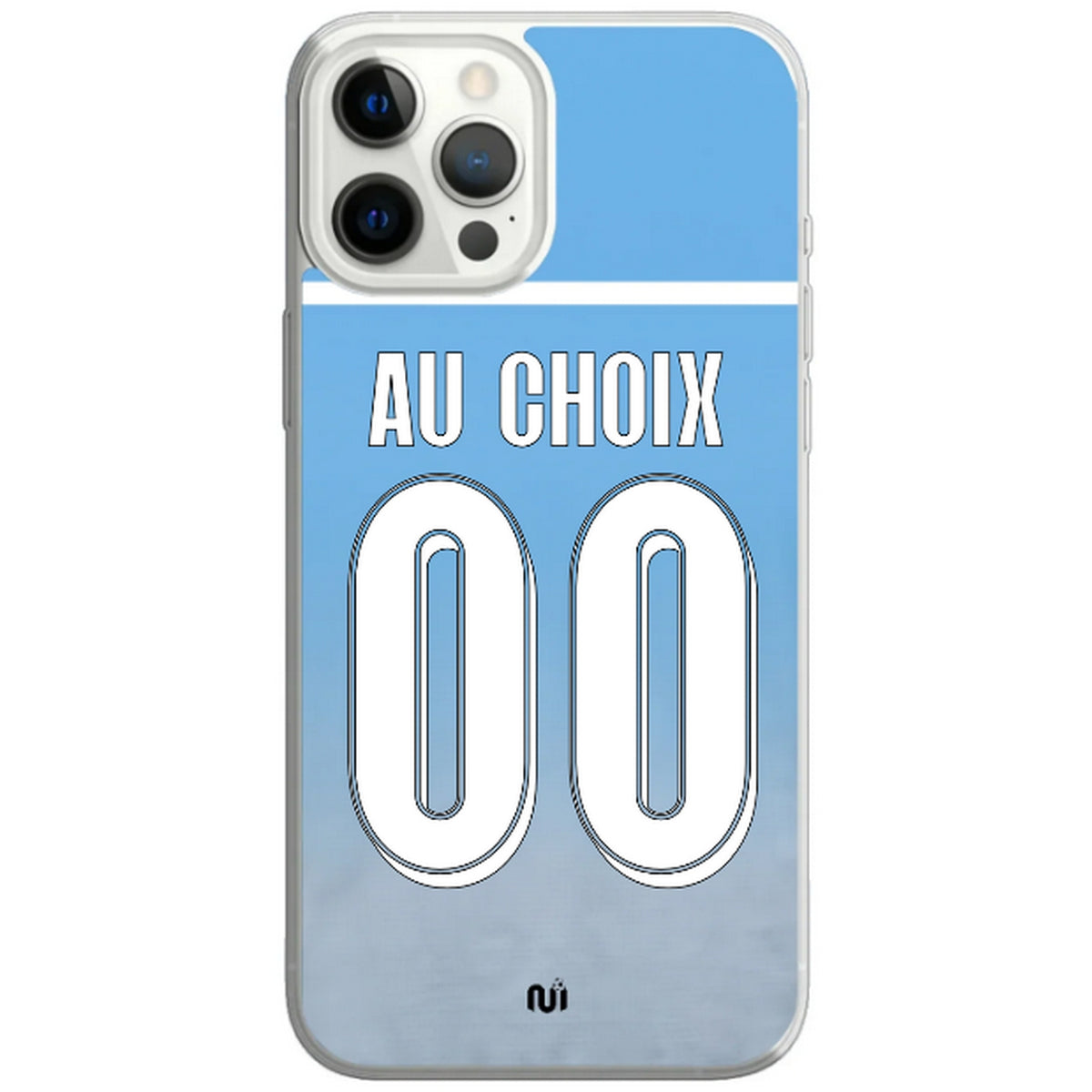 Coque téléphone maillot Manchester Cituy domicile  2026 2027 personnalisable prénom et numéro au choix