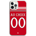 Coque téléphone maillot Manchester United domicile  2026 2027 personnalisable prénom et numéro au choix