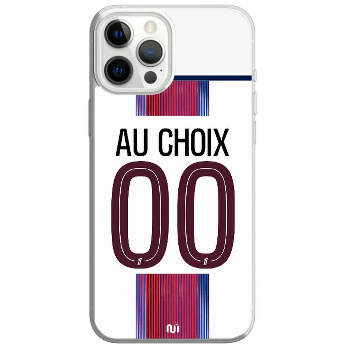 Coque téléphone maillot Paris exterieur  2026 2027 personnalisable prénom et numéro au choix