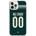 Coque téléphone maillot Real Madrid exterieur 2026 2027 personnalisable prénom et numéro au choix