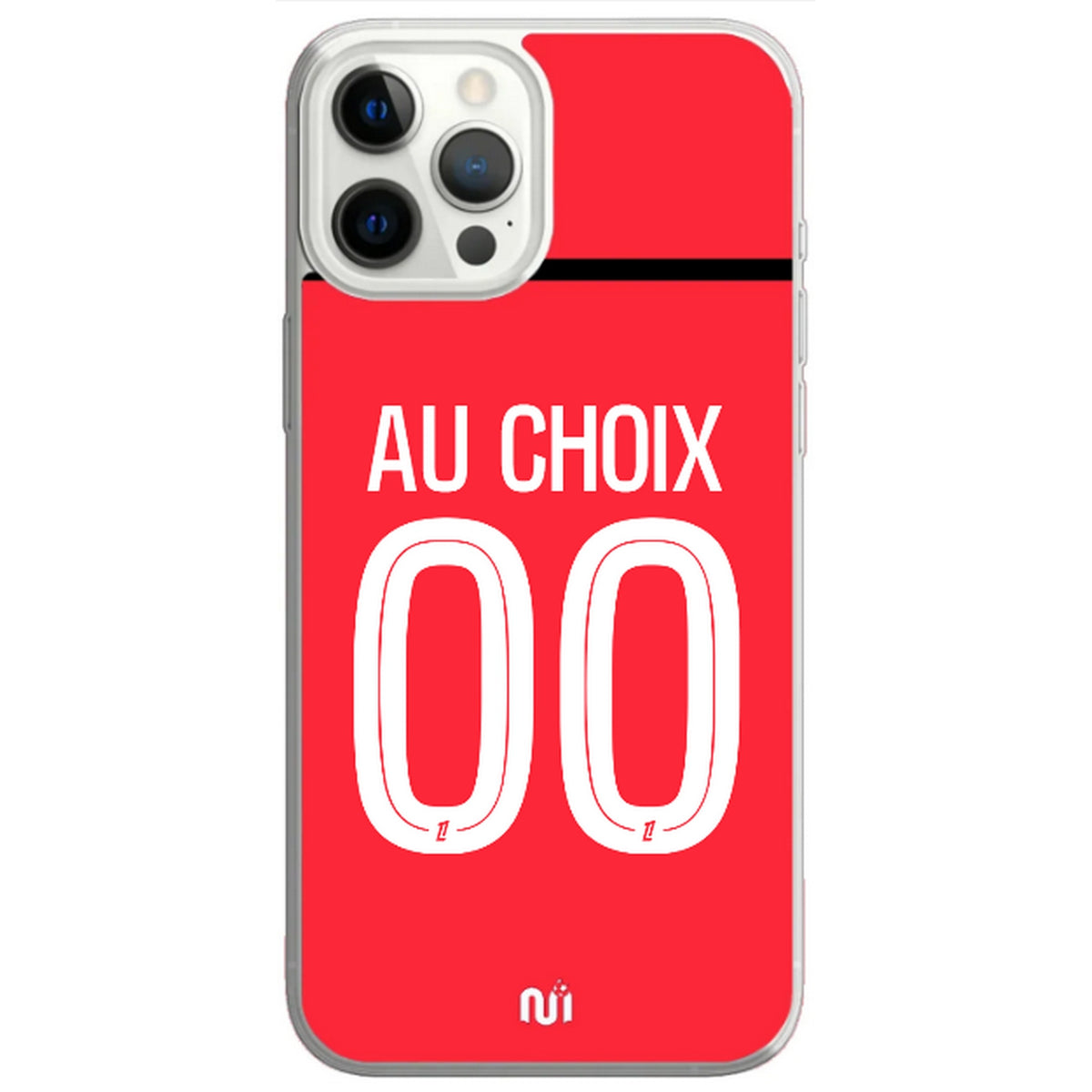 Coque téléphone maillot Rennes domicile  2026 2027 personnalisable prénom et numéro au choix