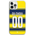 Coque téléphone maillot rugby ASM Clermont domicile  2026 2027 personnalisable prénom et numéro au choix