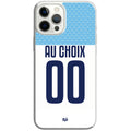 Coque téléphone maillot rugby Aviron Bayonnais domicile  2026 2027 personnalisable prénom et numéro au choix