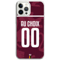 Coque téléphone maillot rugby Bordeaux Begles domicile  2026 2027 personnalisable prénom et numéro au choix