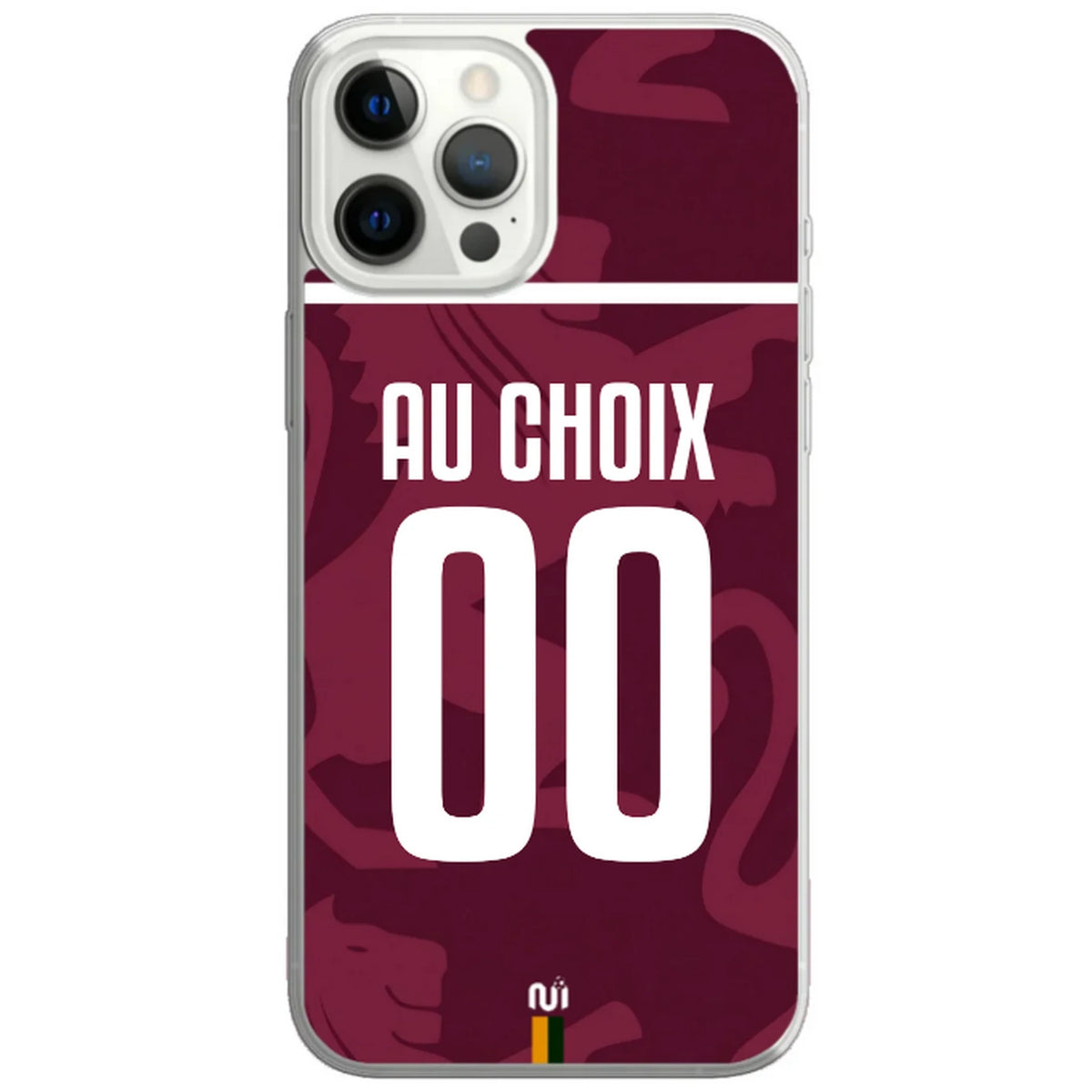 Coque téléphone maillot rugby Bordeaux Begles domicile  2026 2027 personnalisable prénom et numéro au choix