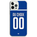 Coque téléphone maillot rugby Castres Olympique domicile  2026 2027 personnalisable prénom et numéro au choix
