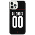 Coque téléphone maillot rugby Lyon Lou domicile  2026 2027 personnalisable prénom et numéro au choix