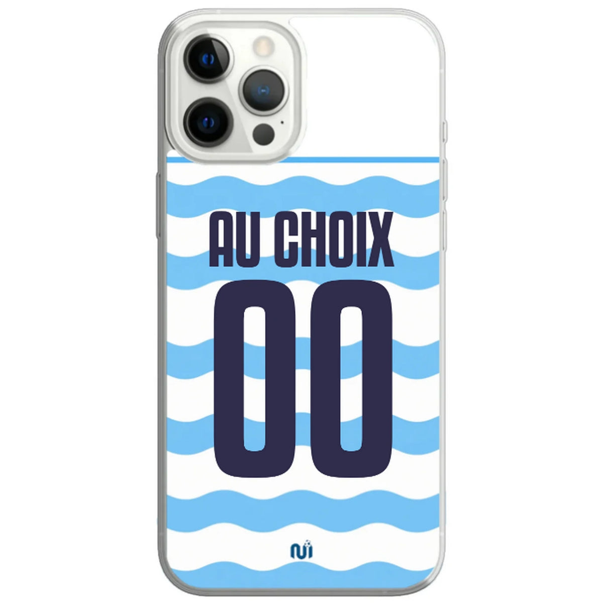 Coque téléphone maillot rugby Racing 92 domicile  2026 2027 personnalisable prénom et numéro au choix