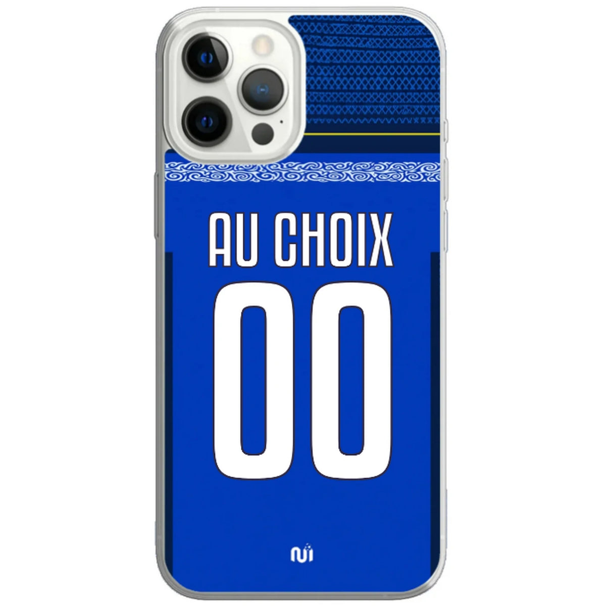 Coque téléphone maillot rugby RC Vannes domicile  2026 2027 personnalisable prénom et numéro au choix