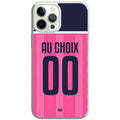 Coque téléphone maillot rugby Stade Francais Paris domicile  2026 2027 personnalisable prénom et numéro au choix