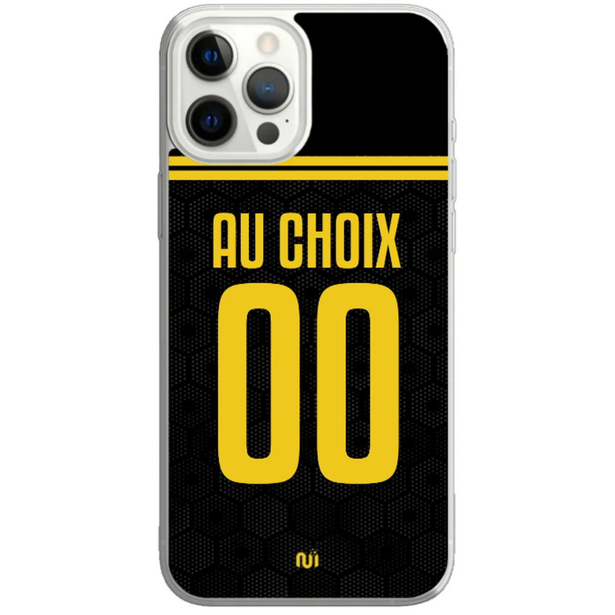 Coque téléphone maillot rugby Stade Rochelais domicile  2026 2027 personnalisable prénom et numéro au choix