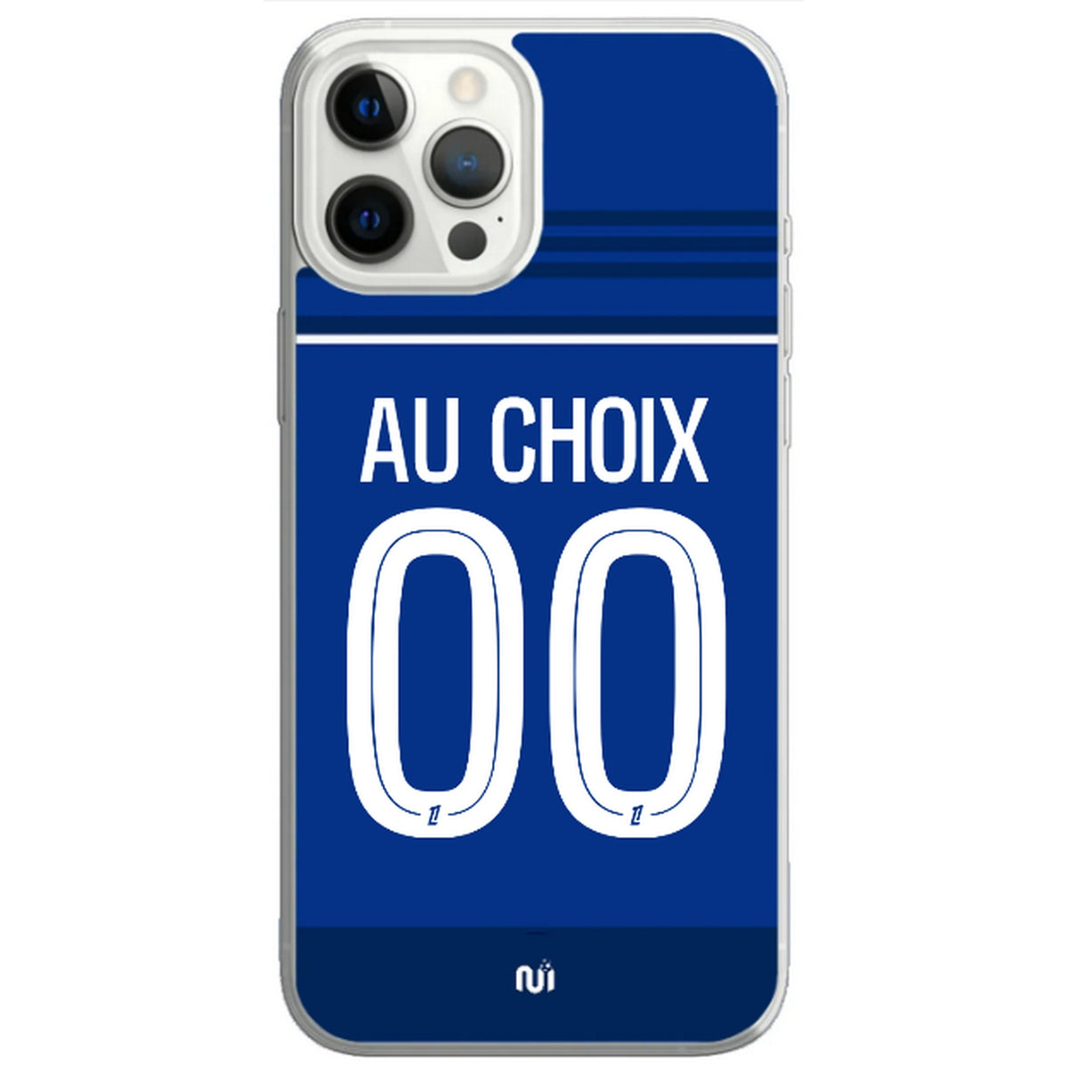 Coque téléphone maillot Strasbourg domicile  2026 2027 personnalisable prénom et numéro au choix