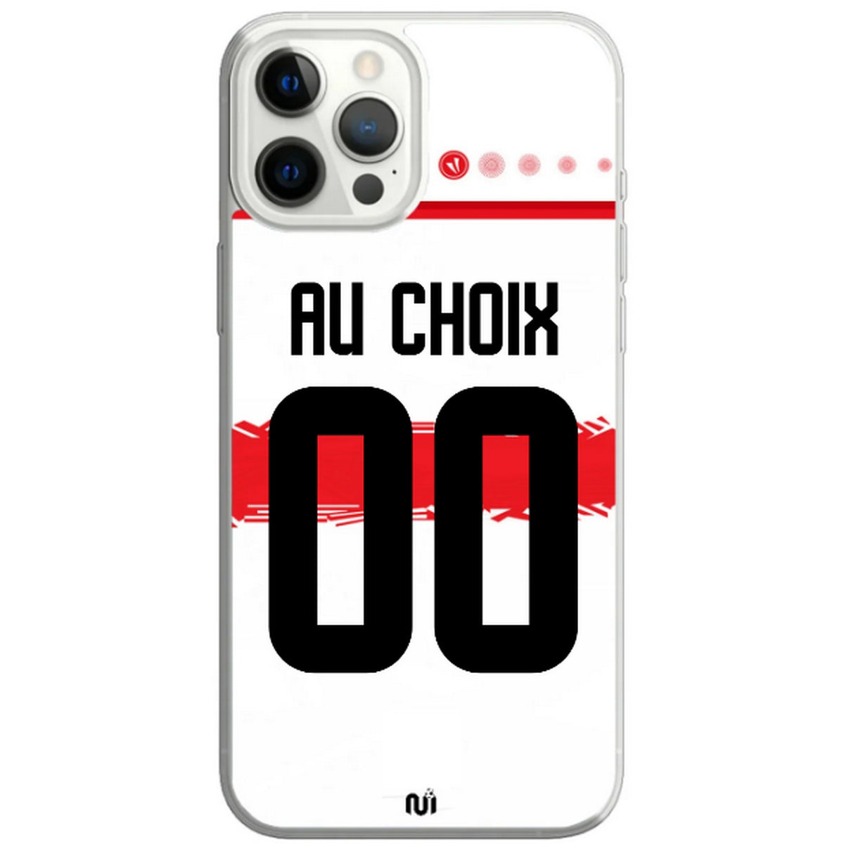 Coque téléphone maillot Stuttgard domicile  2026 2027 personnalisable prénom et numéro au choix