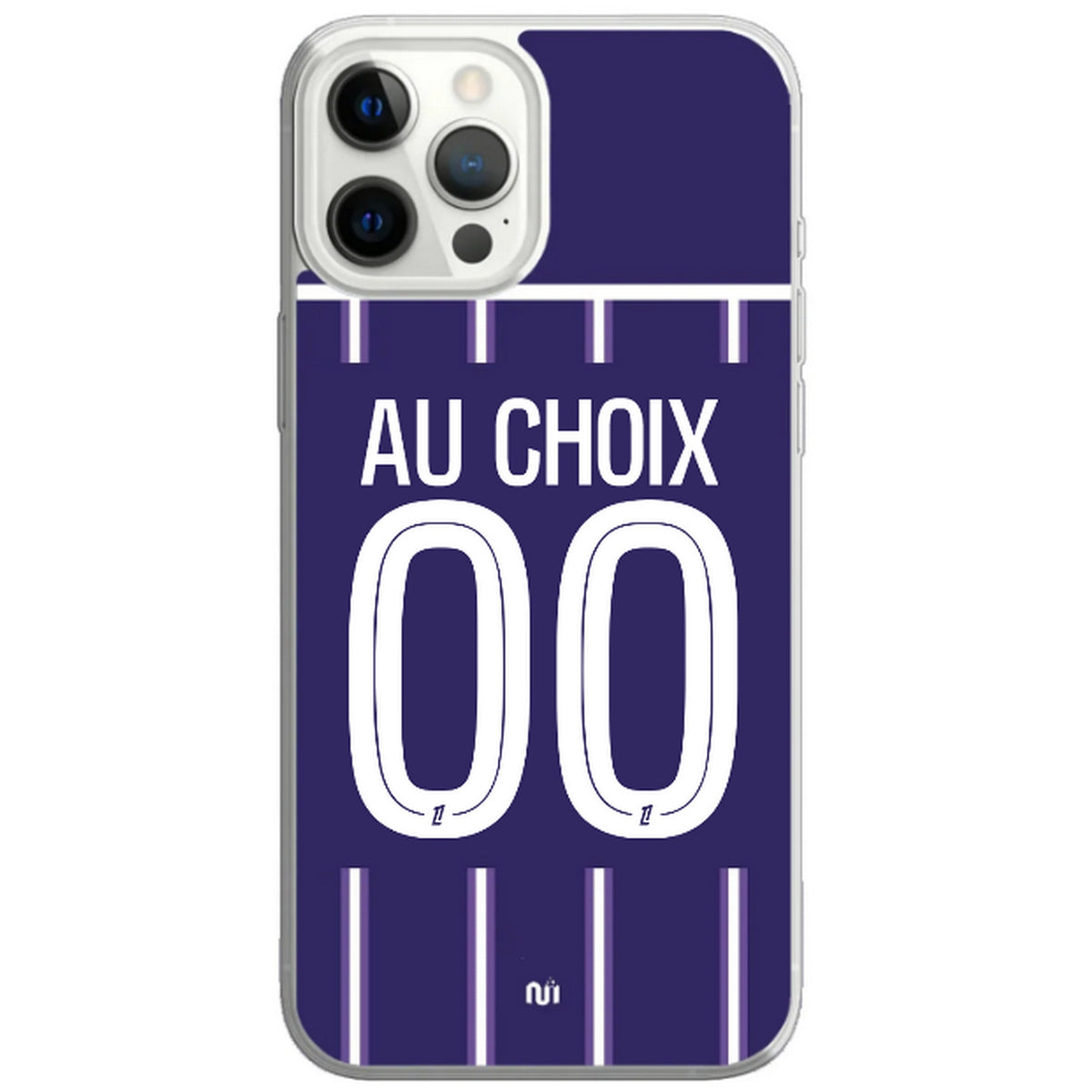 Coque téléphone maillot Toulouse domicile  2026 2027 personnalisable prénom et numéro au choix