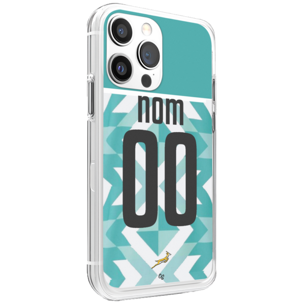 Coque de rugby maillot Afrique du Sud extérieur personnalisable