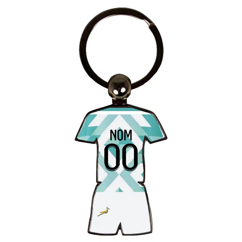 Porte clés maillot de rugby Afrique du Sud extérieur 2023 personnalisable