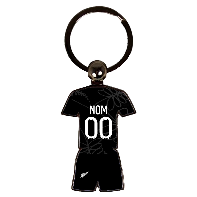 Porte clés Rugby maillot All Blacks domicile 2023 personnalisable