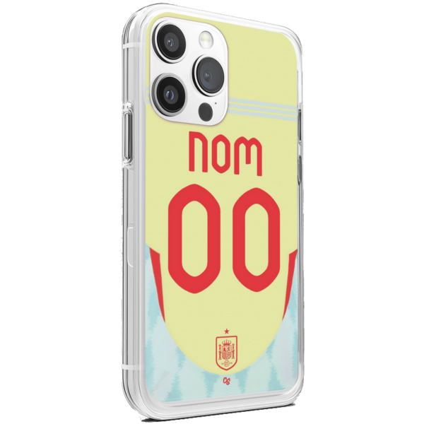 Coque de foot Espagne extérieur 2024 personnalisable