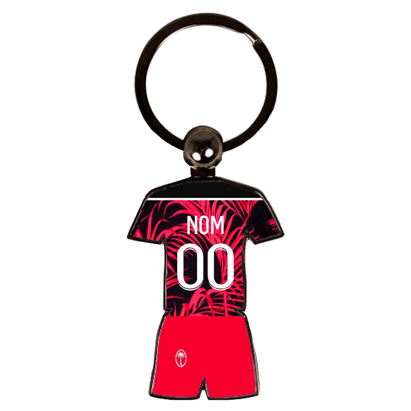 porte-clés spécial maillot de rugby des Fidji