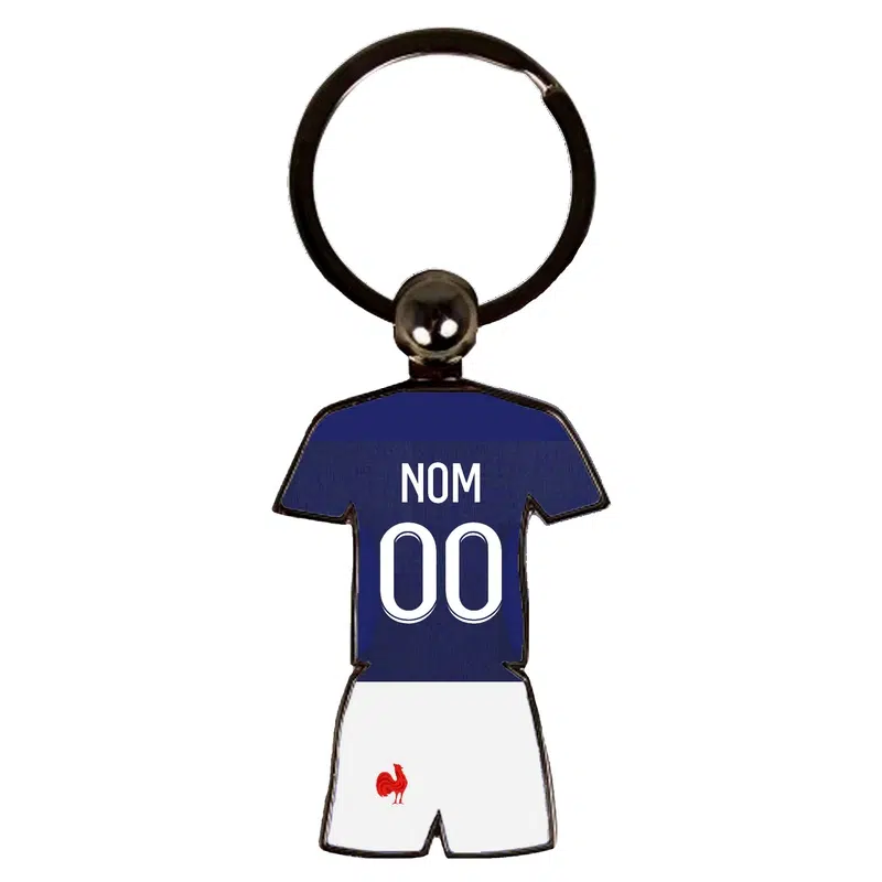 porte-clés spécial maillot de Rugby modèle domicile coupe du monde 2023