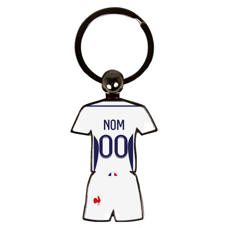 porte-clés spécial maillot de Rugby modèle extérieur coupe du monde 2023