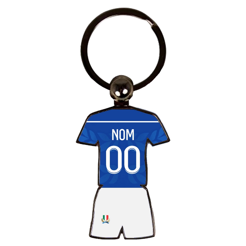 porte-clés spécial maillot de Rugby modèle domicile coupe du monde 2023