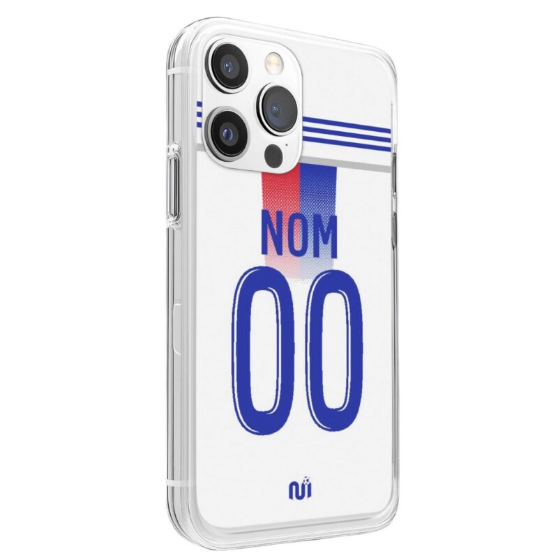 Coque Téléphone Personnalisable Maillot Lyon domicile 2024-2025 | Ma Coque Sport