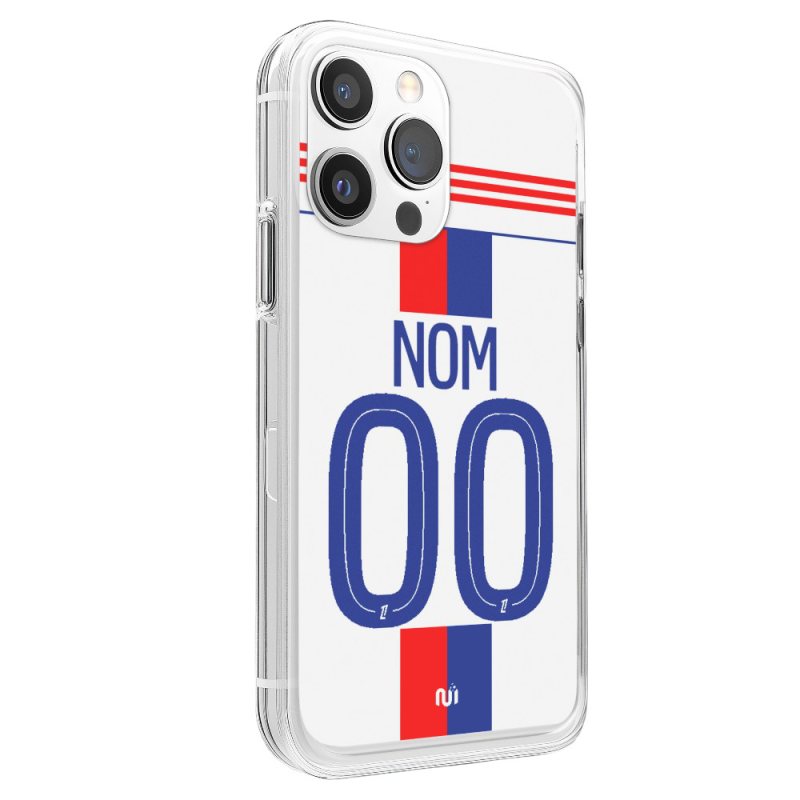 Coque de foot Lyon domicile 2025-2026 personnalisable