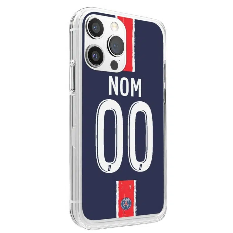 Coque de foot Paris domicile 2024-2025 personnalisable