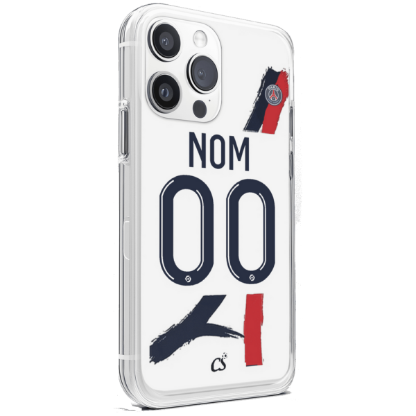 Coque de foot Paris extérieur 2024-2025 personnalisable