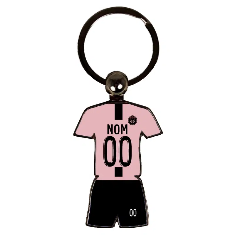 Porte-clés maillot personnalisé Paris Porte-clés maillot personnalisé Paris domicile 2024-2025 avec nom et numéro2024-2025 avec nom et numéro