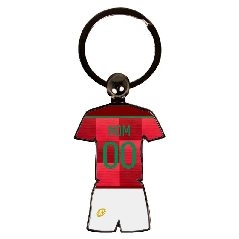 porte-clés spécial maillot de Rugby modèle domicile coupe du monde 2023