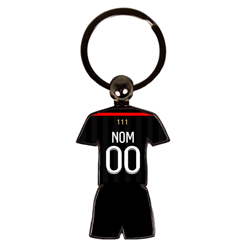 Porte-clés maillot rugby Toulouse domicile 2023-2024, accessoire personnalisable aux couleurs du Stade Toulousain