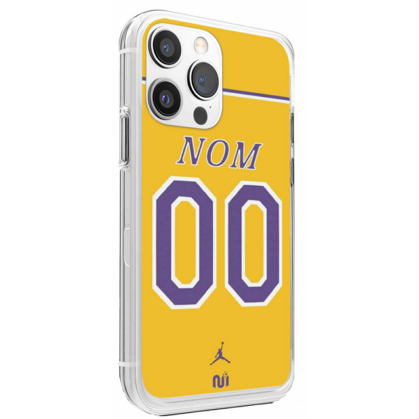 coque de basket à personnaliser Les lakers