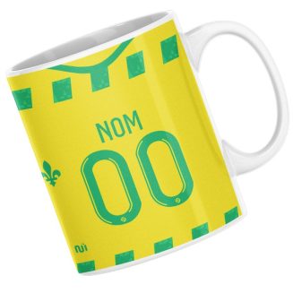 Mug de foot Nantes domicile 2024 2025 personnalisable
