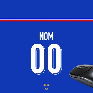Tapis de souris personnalisé France domicile Euro 2024