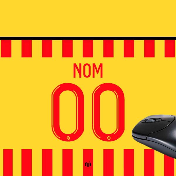 Tapis de souris personnalisé Lens domicile 2025
