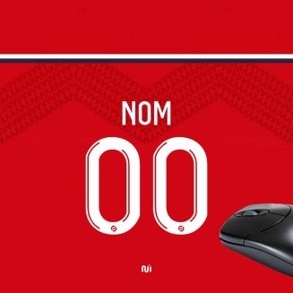 Tapis de souris personnalisé Lille domicile 2025