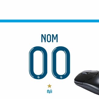 Tapis de souris personnalisé Marseille domicile 2025