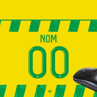 Tapis de souris personnalisé Nantes domicile 2025