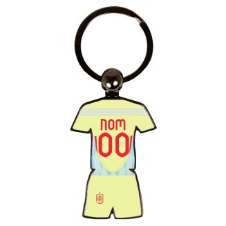 Porte clés Football Espagne maillot exterieur 2024
