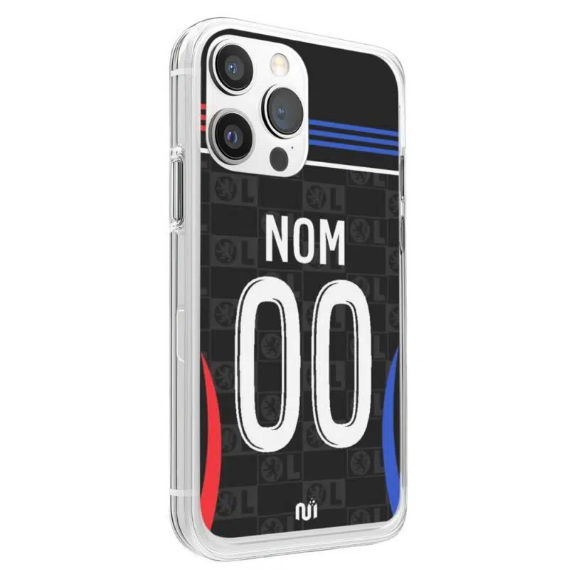 Coque Téléphone Personnalisable Maillot Lyon Extérieur 2024-2025 | Ma Coque Sport